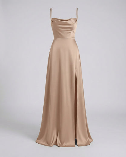 Women's Evening Dress with High Slit | Maxi