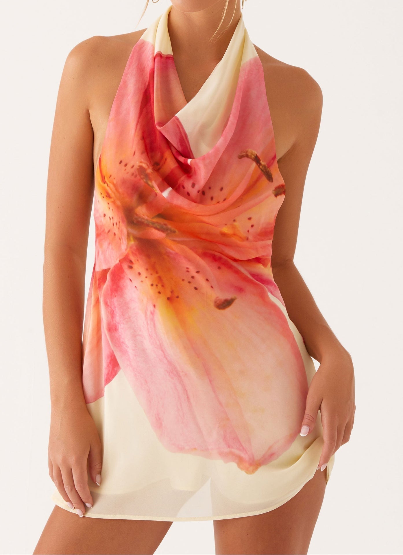 Celinka Mini Dress - Yellow Floral