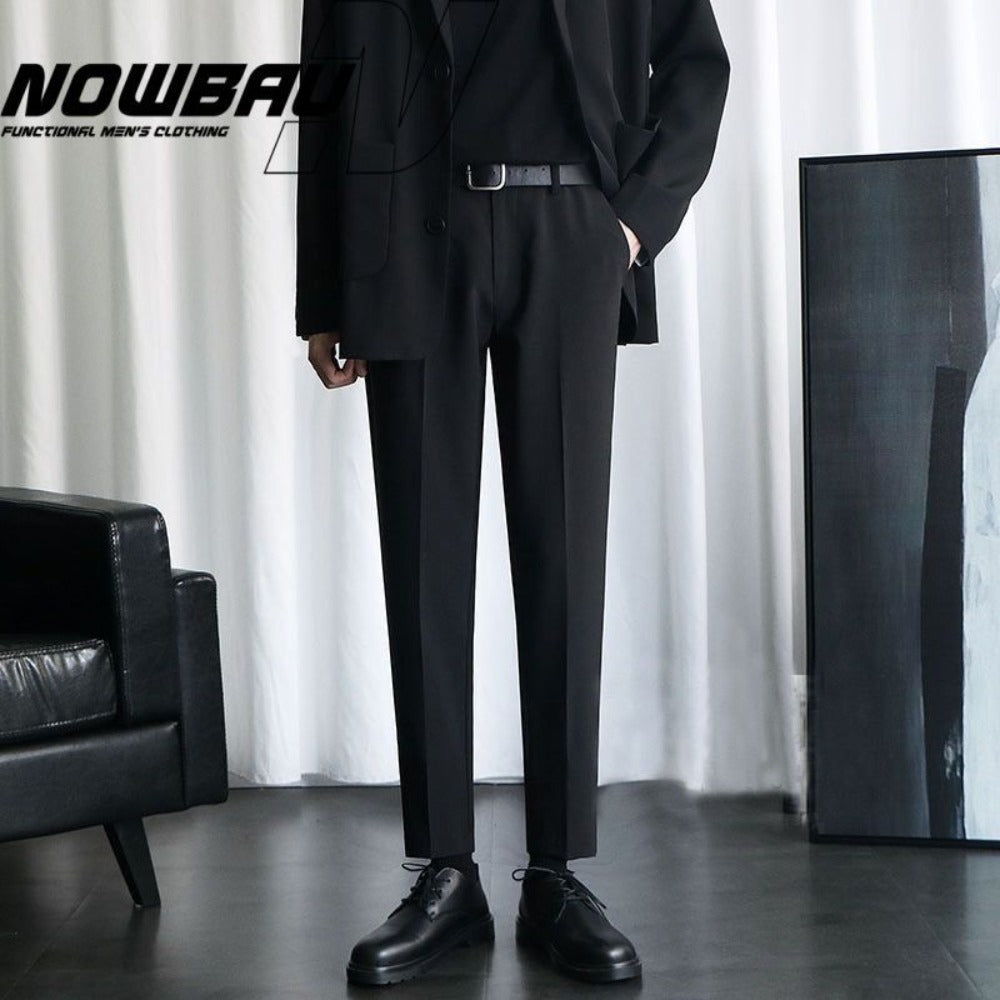 Wrinkle Free Straight Leg Dress Pants for Men - Emina