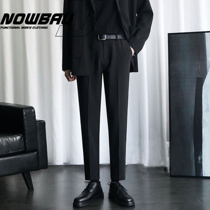 Wrinkle Free Straight Leg Dress Pants for Men - Emina