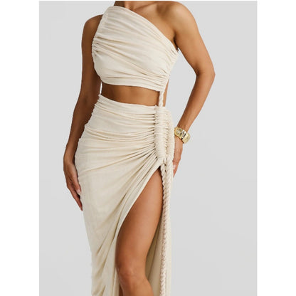 One Shoulder Maxi Dress for Women - Flavia