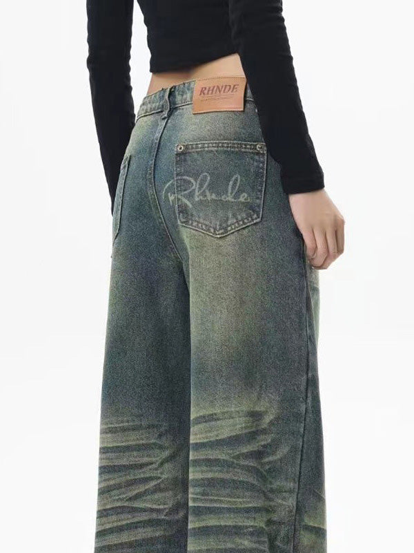 Hip Hop High Waist Baggy Boyfriend Jeans