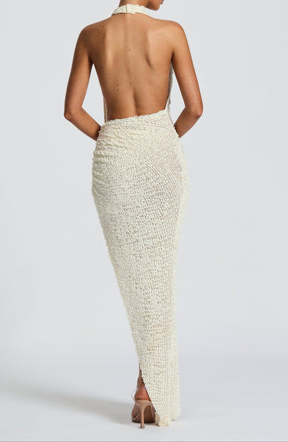 Vallea Midi Dress - Ivory