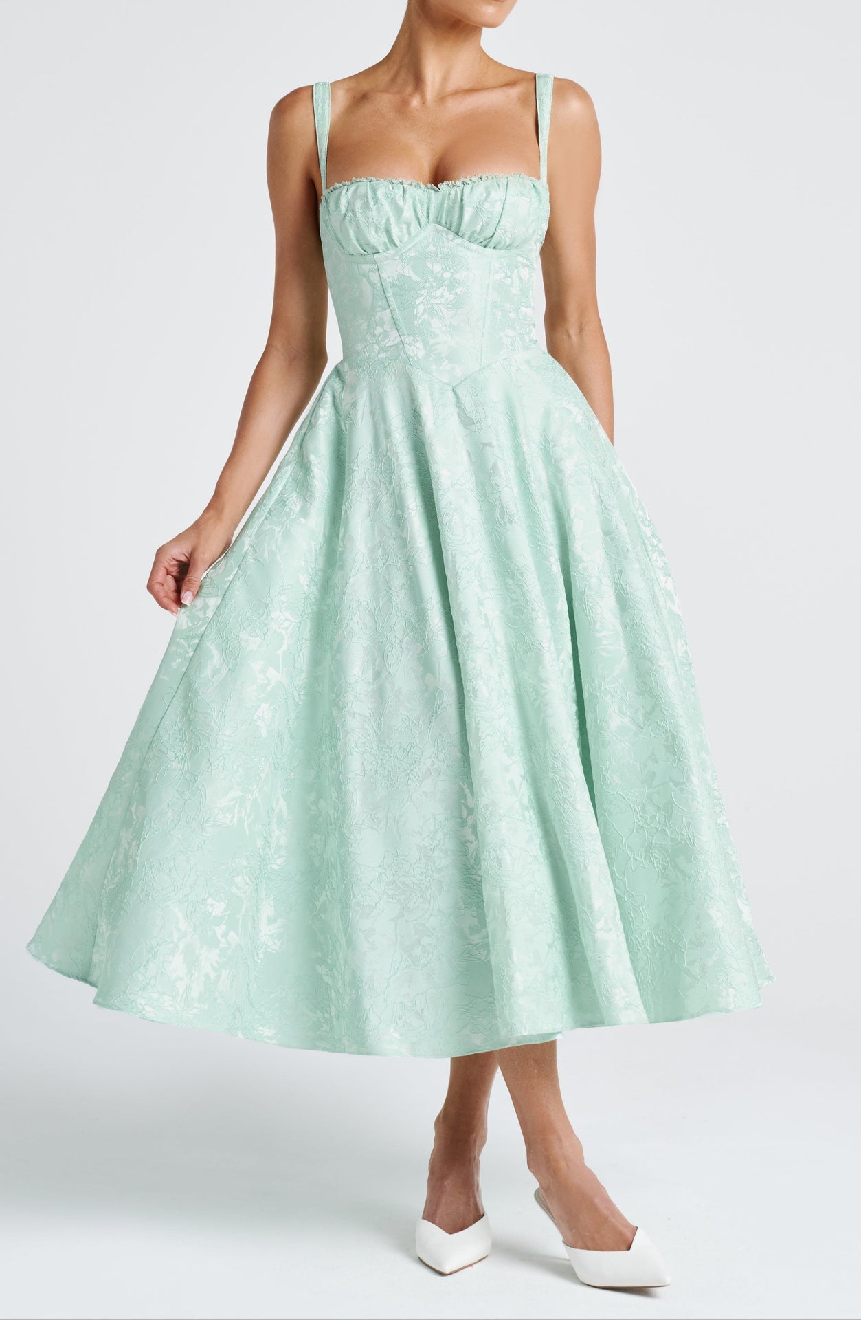 Matelda Midi Dress - Mint
