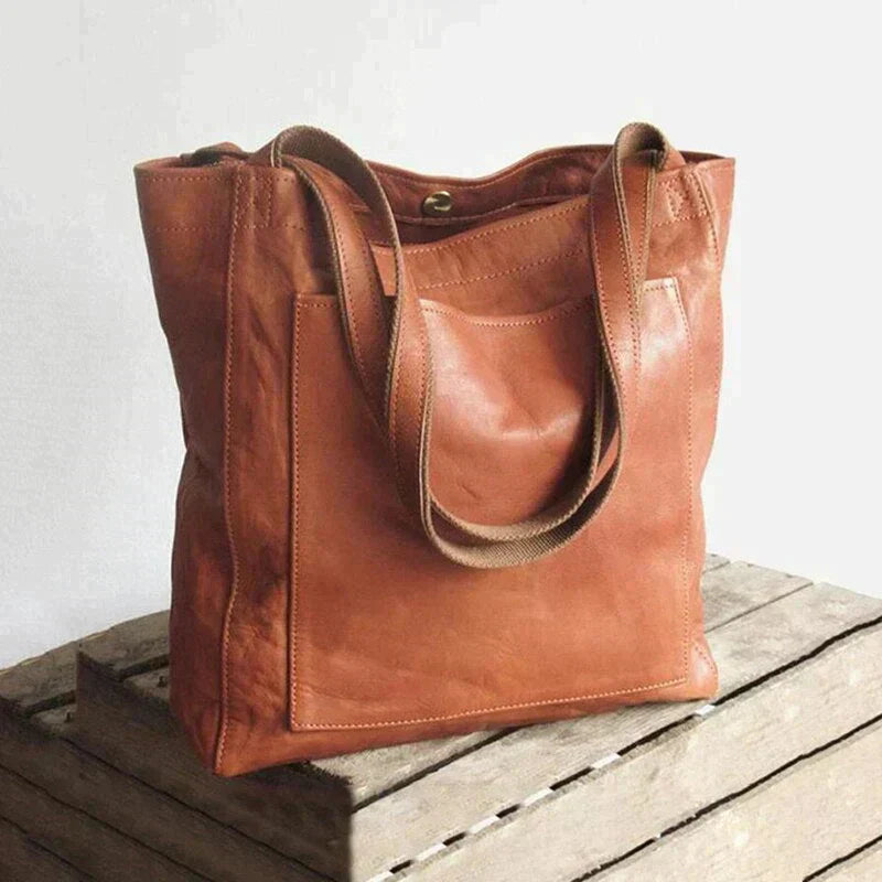 Women's Shopper Shoulder Bag | with Outer Pocket