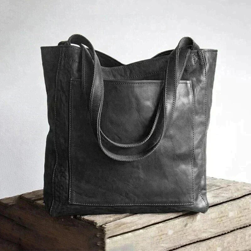 Women's Shopper Shoulder Bag | with Outer Pocket