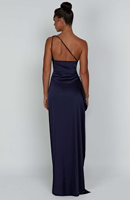 One Shoulder Maxi Dress with Side Slit for Women - Vanessa