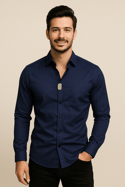 Men's Breathable Stretch Shirt | Long-Sleeve