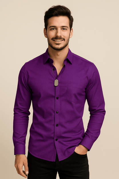 Men's Breathable Stretch Shirt | Long-Sleeve