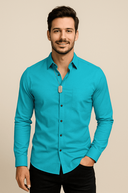 Men's Breathable Stretch Shirt | Long-Sleeve