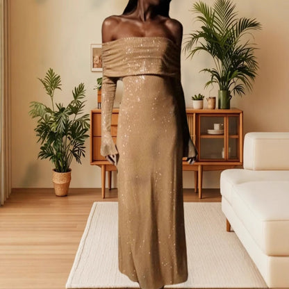 Off Shoulder Maxi Dress for Women - Beatrice