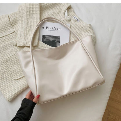 Large Faux Leather Shoulder Bag for Women - Raffaella