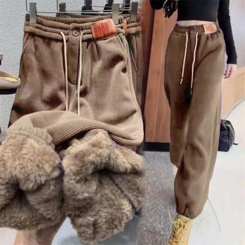 Fleece Lined Jogger Sweatpants for Women - Immacolata