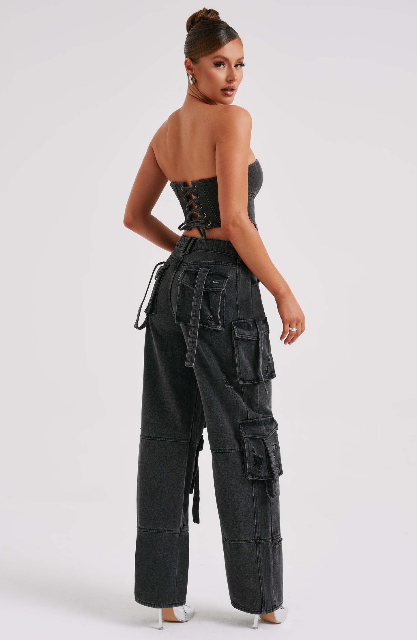 Rafaella Cargo Pant - Black