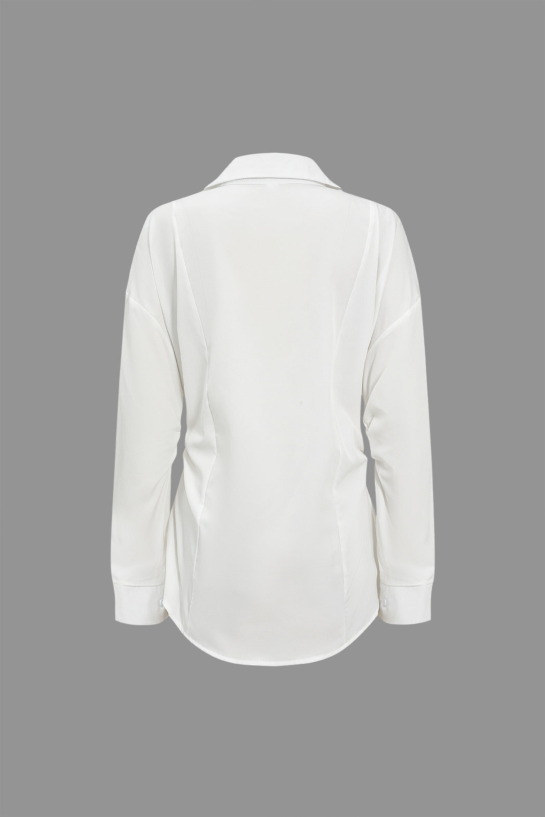 Classic Solid Button Long-Sleeve Shirt