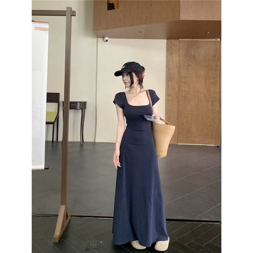 Short Sleeve Maxi Dress for Women - Amalia