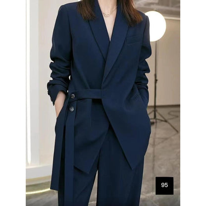 Blazer and Wide Leg Pants Set for Women - Ines