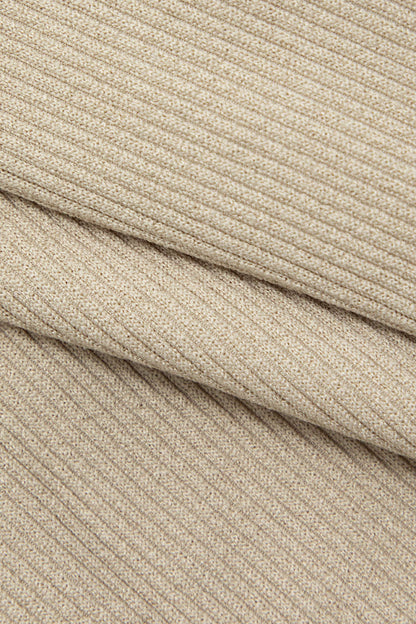 Rib Knit Seam Detail Sleeveless Tank Top