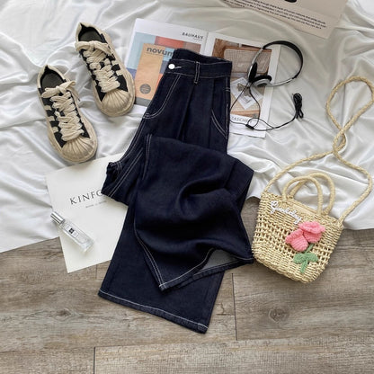 High Waisted Wide Leg Jeans for Women - Sheila