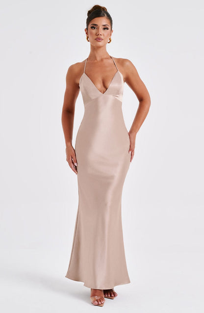 Ana Maxi Dress - Champagne