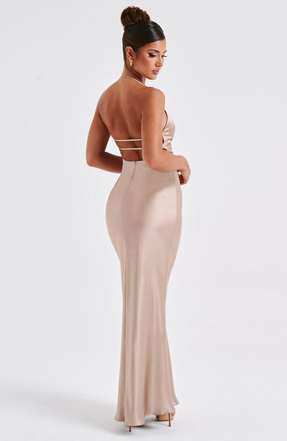 Ana Maxi Dress - Champagne