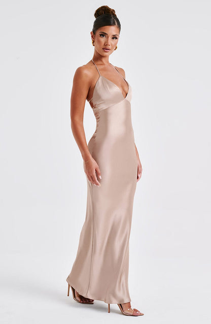 Ana Maxi Dress - Champagne