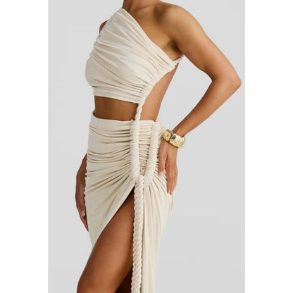 One Shoulder Maxi Dress for Women - Flavia