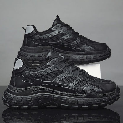 Mesh Lace Up Running Sneakers for Men - Nicoletta