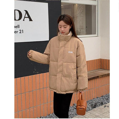 Reversible Puffer Jacket Two-Sided Coat for Women - Milena