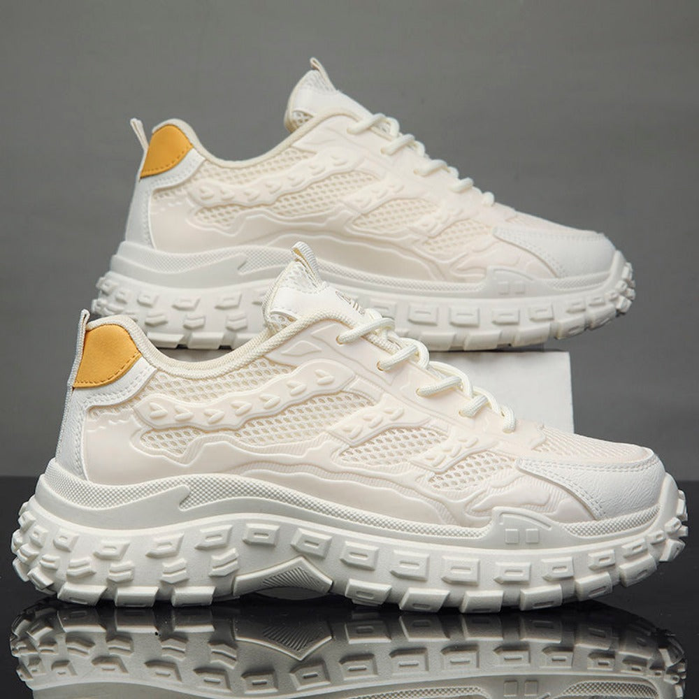 Mesh Lace Up Running Sneakers for Men - Nicoletta