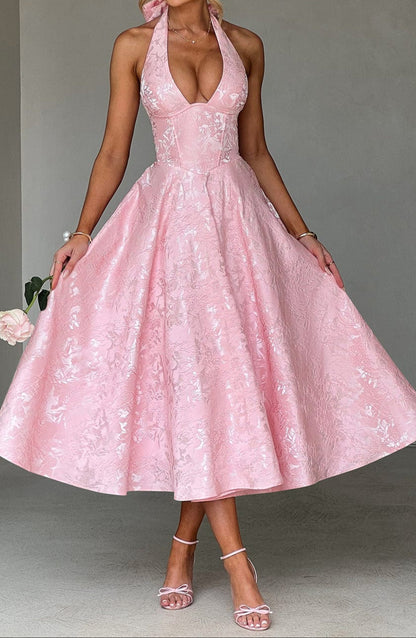 Helena Midi Dress - Blush