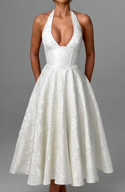 Patrizia Midi Dress - Ivory