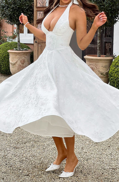 Patrizia Midi Dress - Ivory