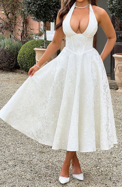 Patrizia Midi Dress - Ivory