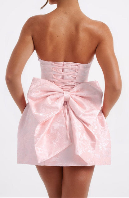 Hagne Mini Dress - Blush