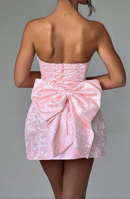 Hagne Mini Dress - Blush