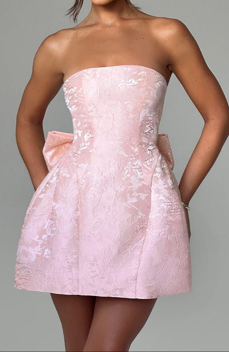 Hagne Mini Dress - Blush