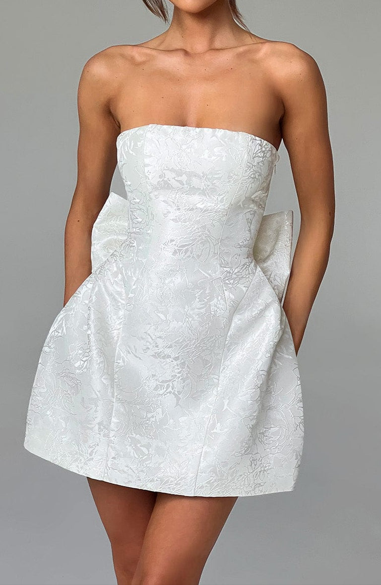 Honora Mini Dress - Ivory