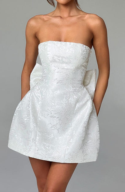 Honora Mini Dress - Ivory