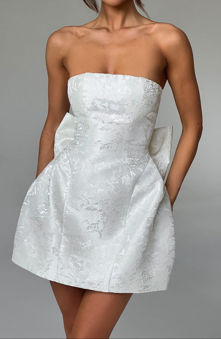 Honora Mini Dress - Ivory