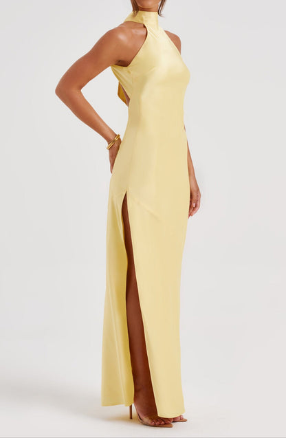 Alba Maxi Dress - Lemon