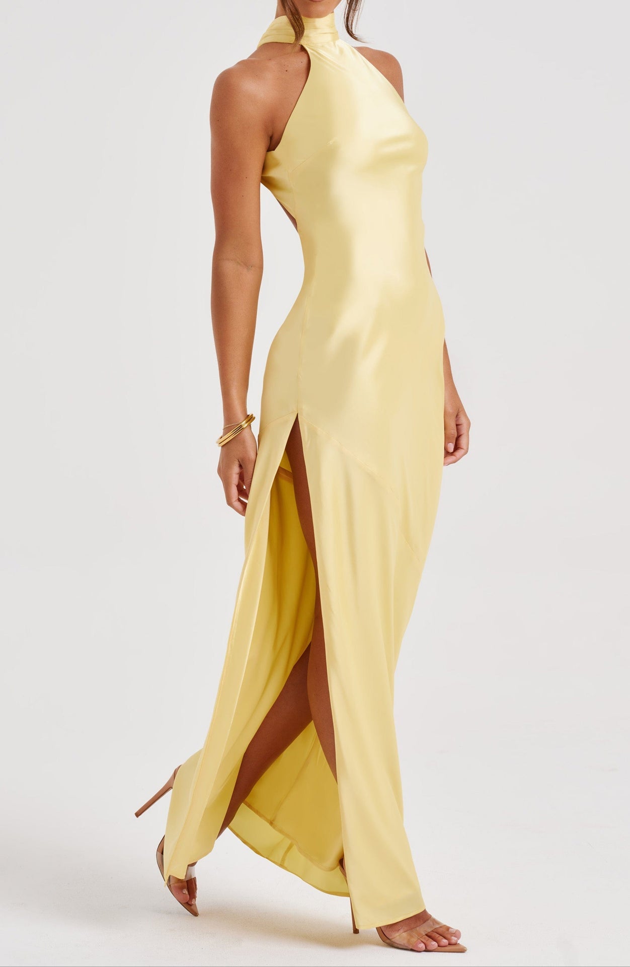 Alba Maxi Dress - Lemon