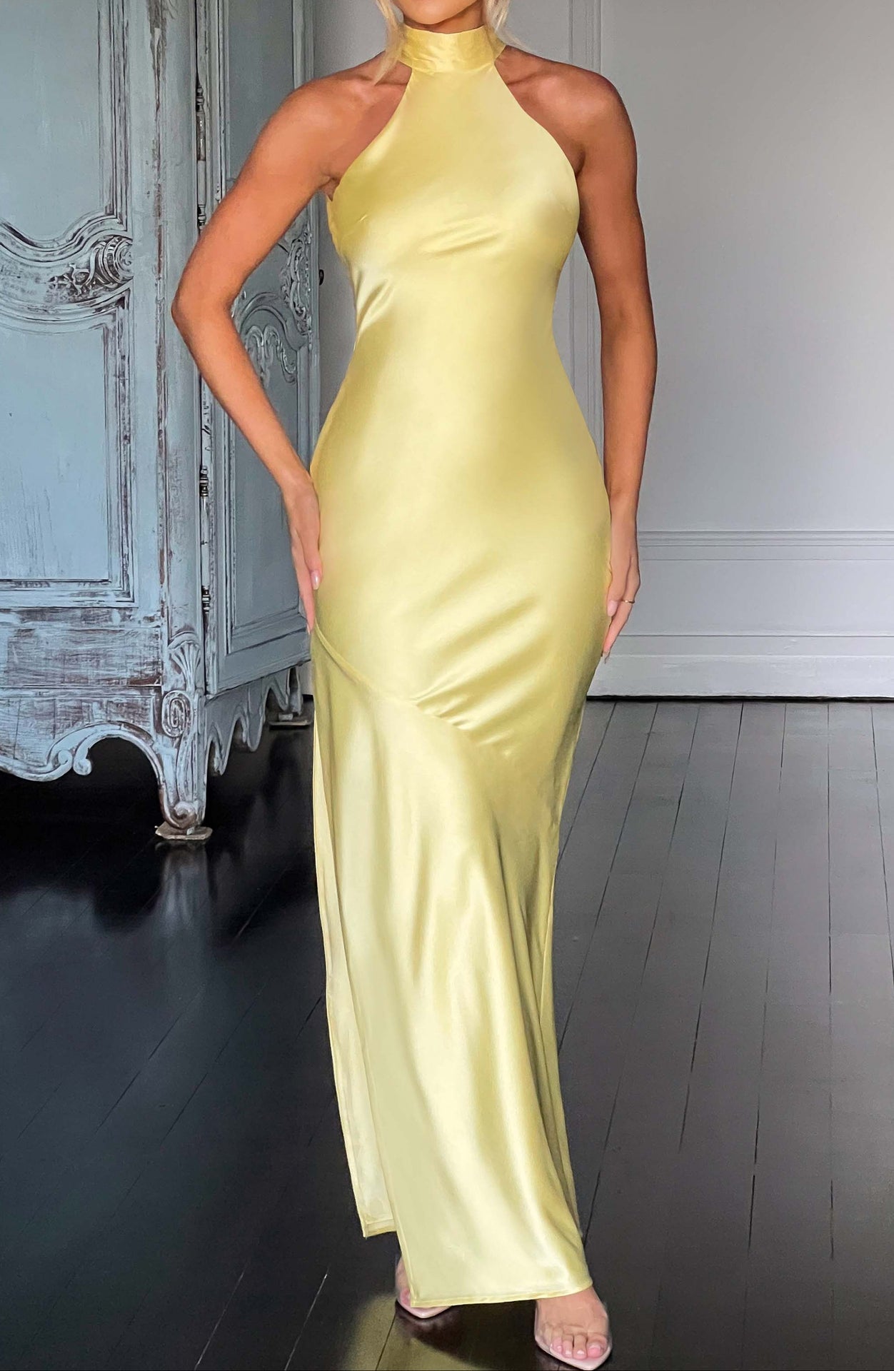 Alba Maxi Dress - Lemon