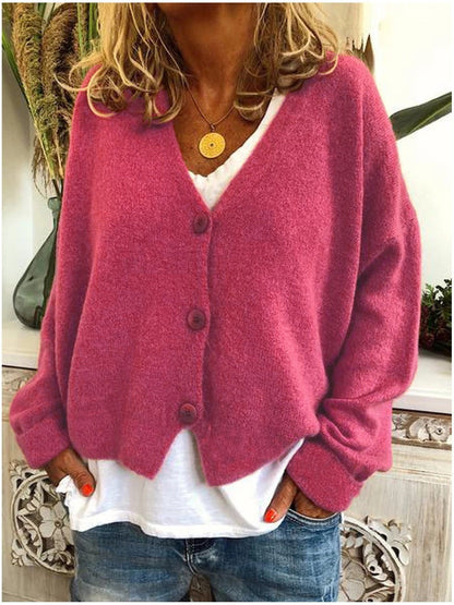 Women's V-Neck Cardigan | Knit