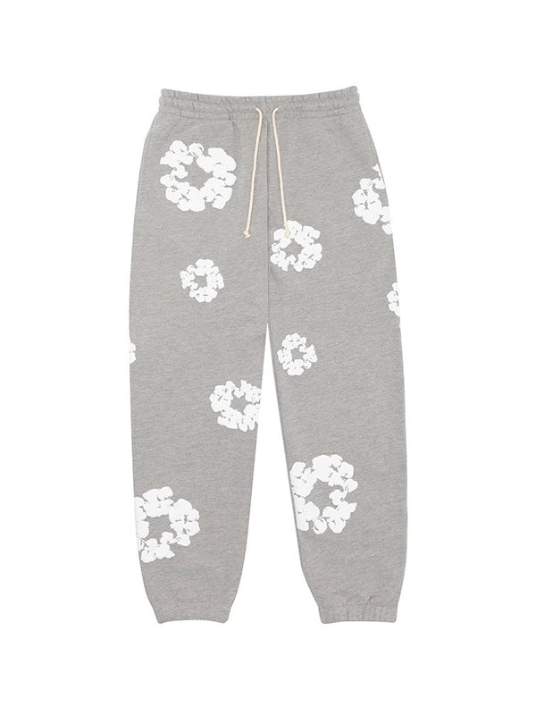 Multi Color 2000s Floral Print Sweatpants