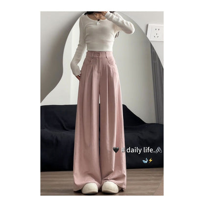 High Waist Wide Leg Pants for Women - Sara