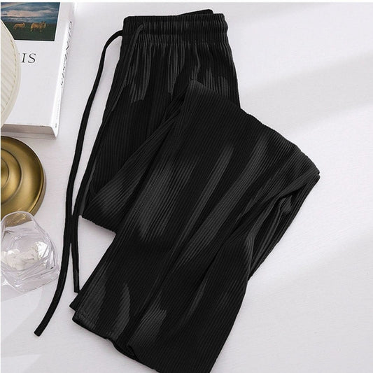 Pleated Wide Leg Pants for Women - Gianna