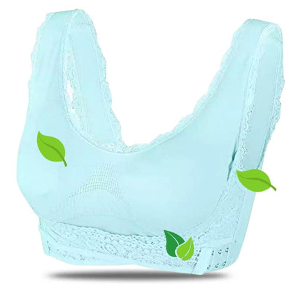Women's Wireless Sports Bra | With Crossed Front Closure