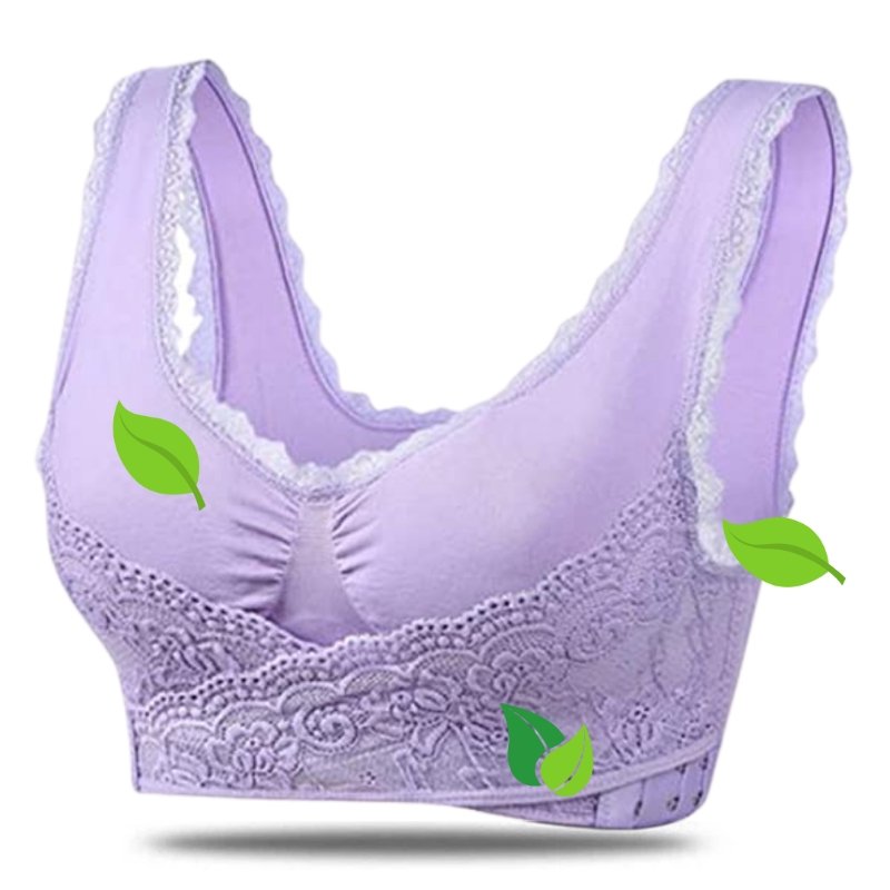 Women's Wireless Sports Bra | With Crossed Front Closure