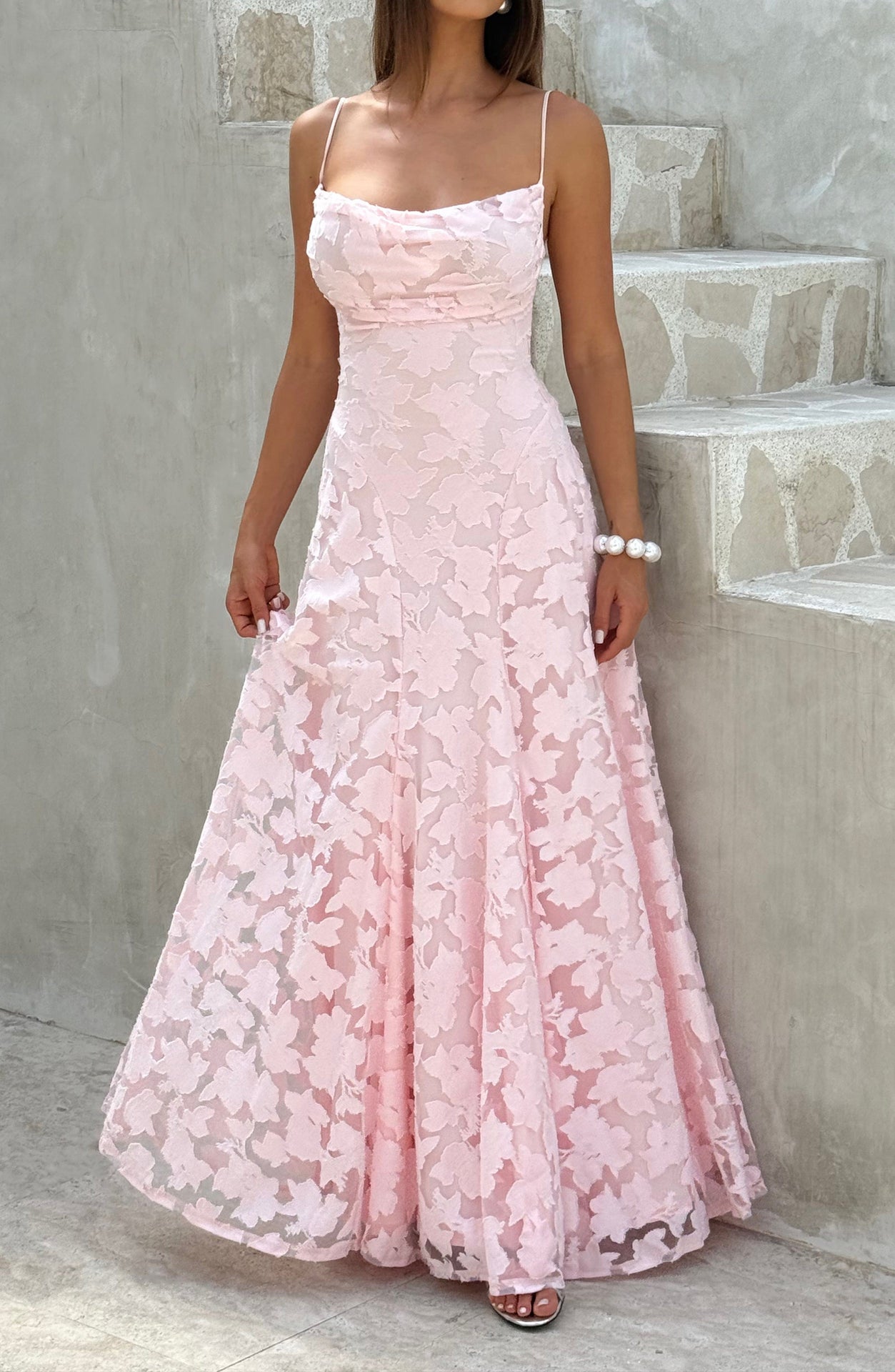 Rachele Maxi Dress - Blush